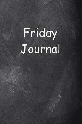 Book cover for Friday Journal Chalkboard Design