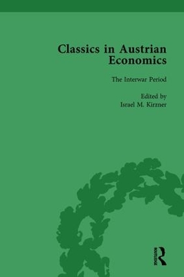 Book cover for Classics in Austrian Economics, Volume 2