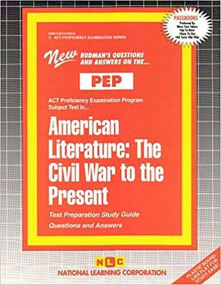 Book cover for AMERICAN LITERATURE: THE CIVIL WAR TO THE PRESENT