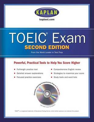 Book cover for Kaplan TOEIC