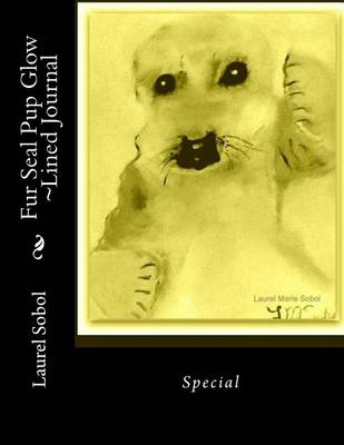 Book cover for Fur Seal Pup Glow Lined Journal