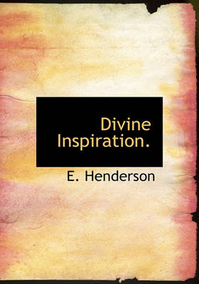 Book cover for Divine Inspiration.