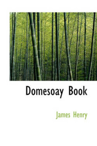 Cover of Domesoay Book