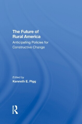 Cover of The Future Of Rural America