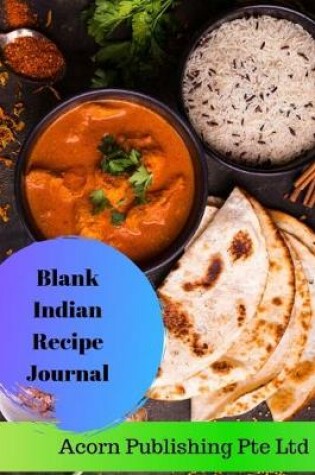 Cover of Blank Indian Recipe Journal