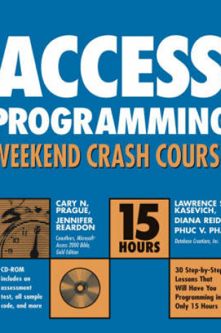 Cover of Access X Programming Weekend Crash Course