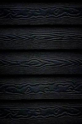 Cover of Black Wood Effect Blank Journal Notebook