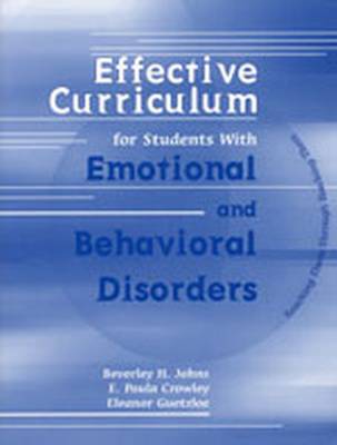 Book cover for Effective Curriculum for Students with Emotional and Behavioral Disorders