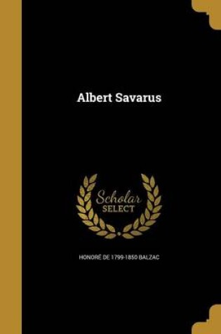 Cover of Albert Savarus
