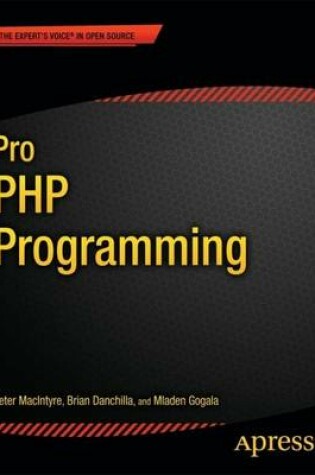 Cover of Pro PHP Programming