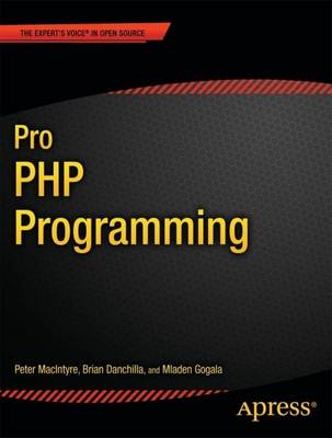 Book cover for Pro PHP Programming