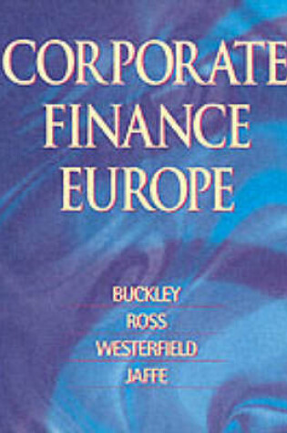 Cover of Corporate Finance (European)