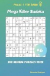 Book cover for Puzzles for Brain - Mega Killer Sudoku 200 Medium Puzzles 12x12 vol.6