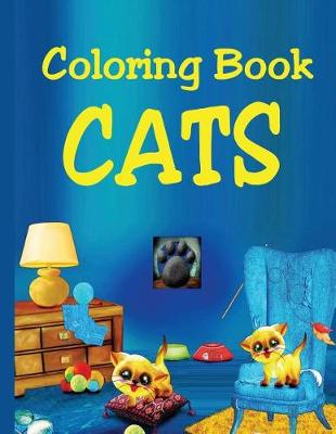 Book cover for Coloring Book - Cats