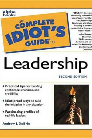 Cover of The Complete Idiot's Guide to Leadership, 2e