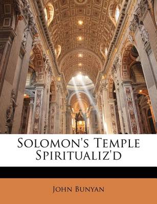 Book cover for Solomon's Temple Spiritualiz'd