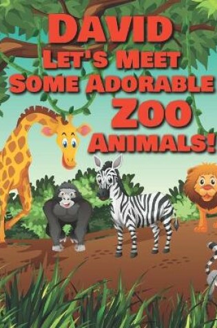 Cover of David Let's Meet Some Adorable Zoo Animals!