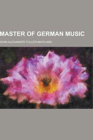 Cover of Master of German Music