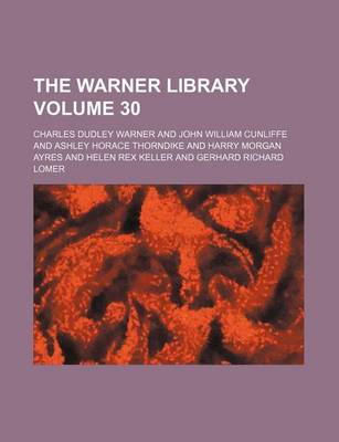 Book cover for The Warner Library Volume 30