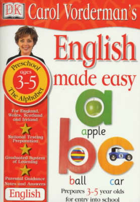 Book cover for English Made Easy:  Age 3-5 The Alphabet