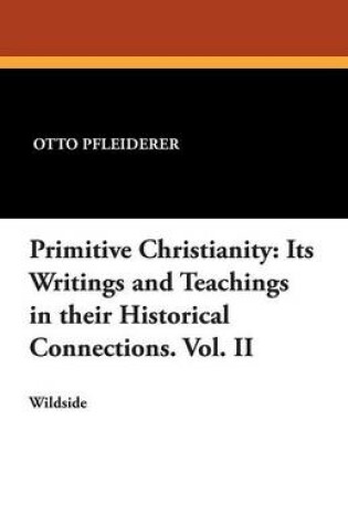 Cover of Primitive Christianity