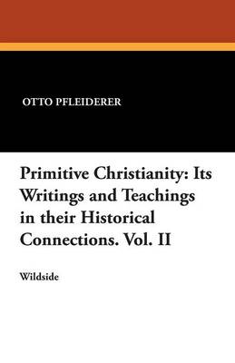 Book cover for Primitive Christianity