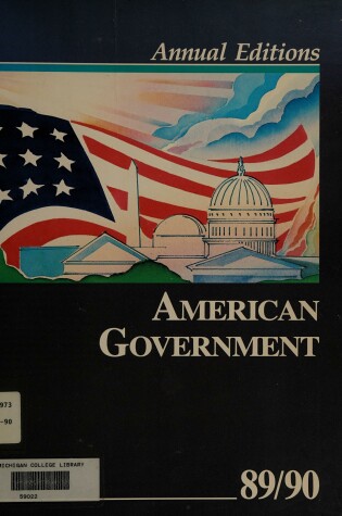 Cover of American Government 1989-1990