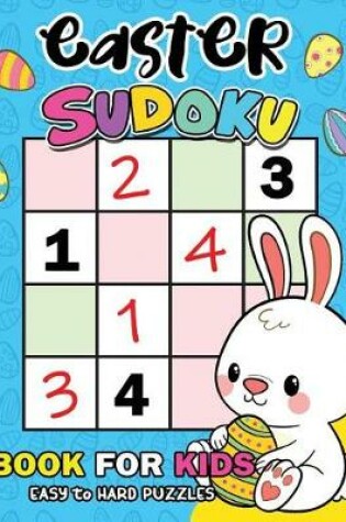 Cover of Easter Sudoku Book for Kids