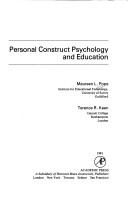 Cover of Personal Construct Psychology and Education