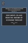 Book cover for Documents on and from the History of Economic Thought