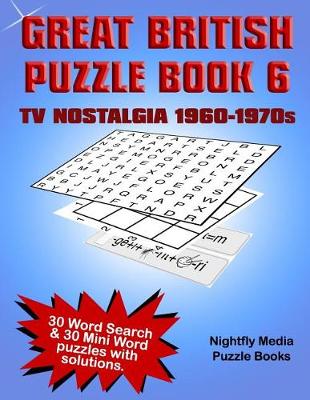 Cover of Great British TV Nostalgia Puzzle Book 1960s -1970s