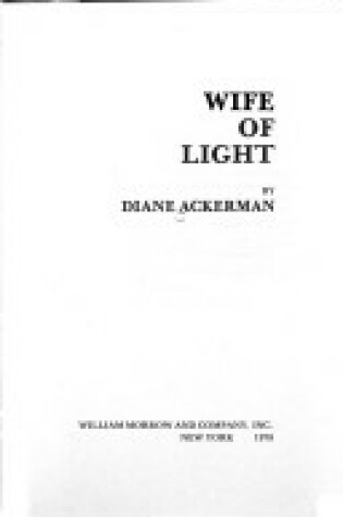 Cover of Wife of Light