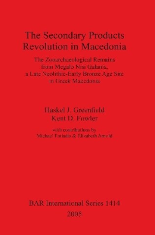 Cover of The Secondary Products Revolution in Macedonia