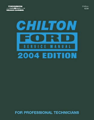 Book cover for Chilton Ford Service Manual
