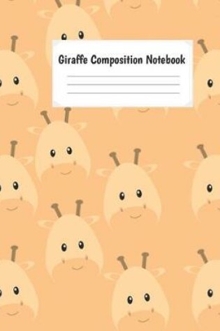 Cover of Giraffe Composition Notebook