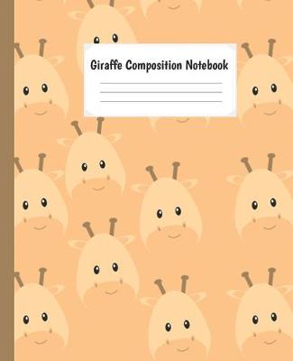 Book cover for Giraffe Composition Notebook