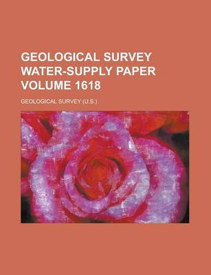 Book cover for Geological Survey Water-Supply Paper Volume 1618