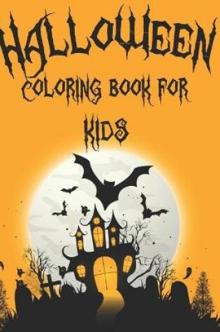 Cover of Halloween coloring book for kids