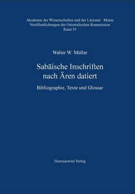 Cover of Sabaische Inschriften Nach Aren Datiert