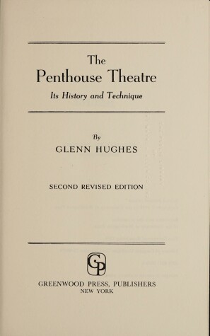 Book cover for Penthouse Theatre