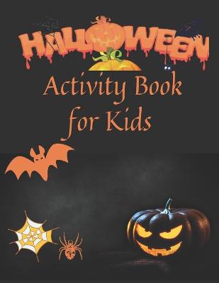 Book cover for Halloween Activity Book for Kids