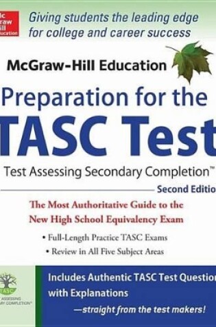 Cover of McGraw-Hill Education Preparation for the Tasc Test 2nd Edition
