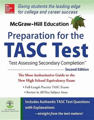 Book cover for McGraw-Hill Education Preparation for the Tasc Test 2nd Edition