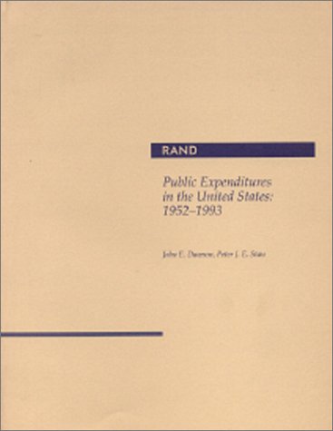 Book cover for Public Expenditures in the United States, 1952-1993