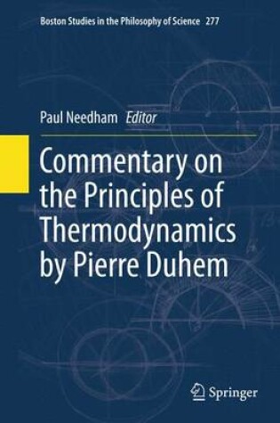 Cover of Commentary on the Principles of Thermodynamics by Pierre Duhem