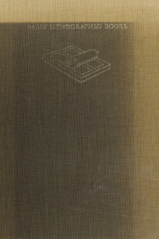 Cover of Early Lithographed Books