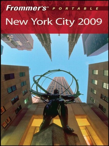Book cover for Frommer's Portable New York City 2009