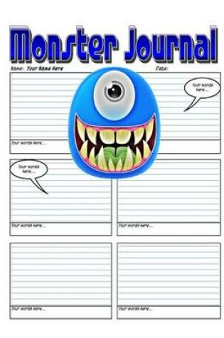 Cover of Monster Journal - Secure Your Secrets With A 200 Page Monster Journal