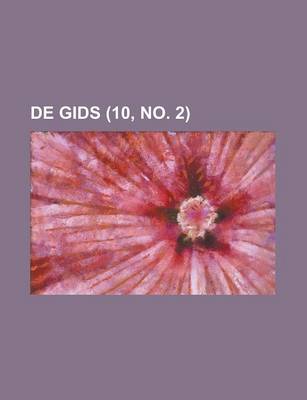 Book cover for de Gids (10, No. 2 )