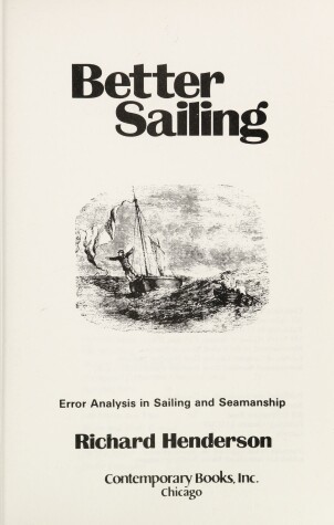 Book cover for Better Sailing